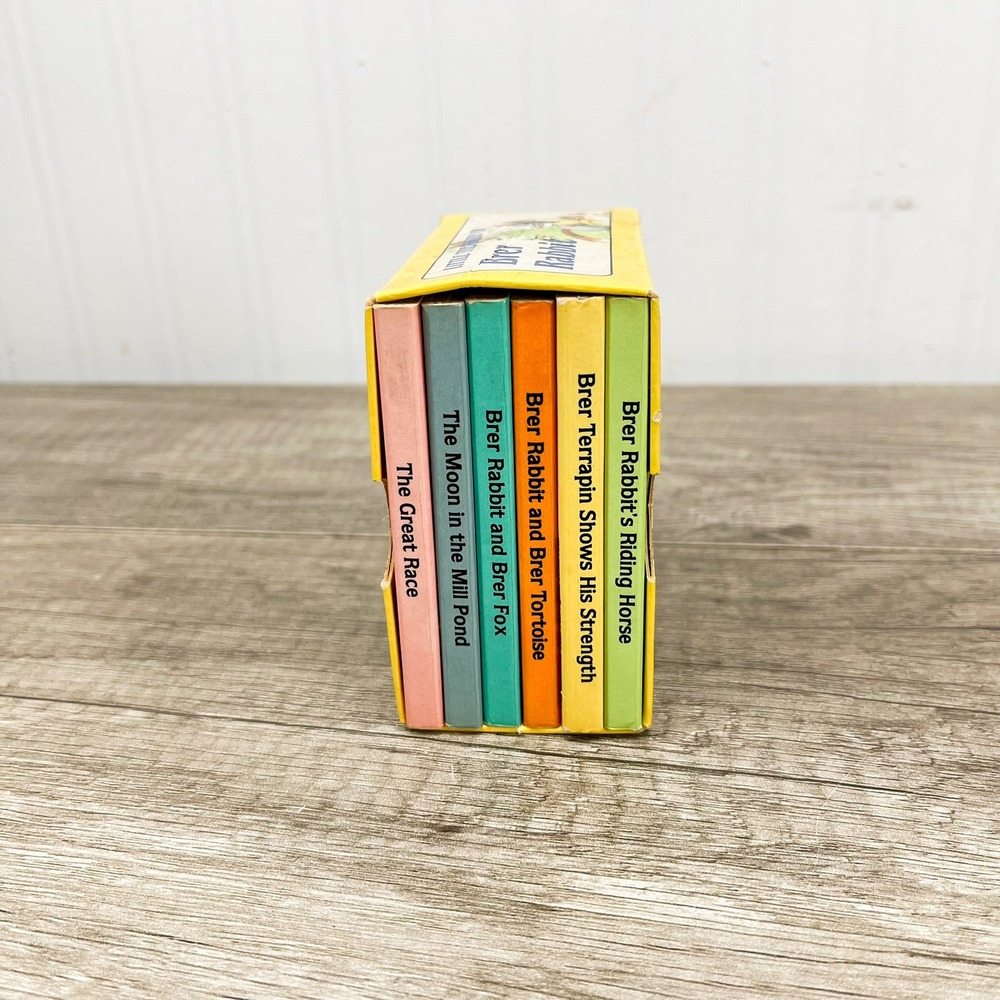 Little Treasury of Brer Rabbit 6 Board Book Set 1988 Chatham River Press Vintage - Picture 7 of 13